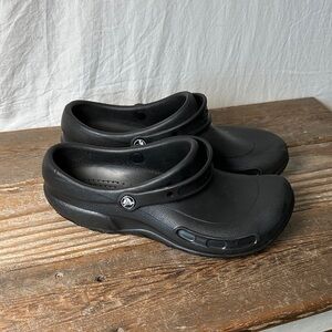 CROCS Black Comfort Clogs